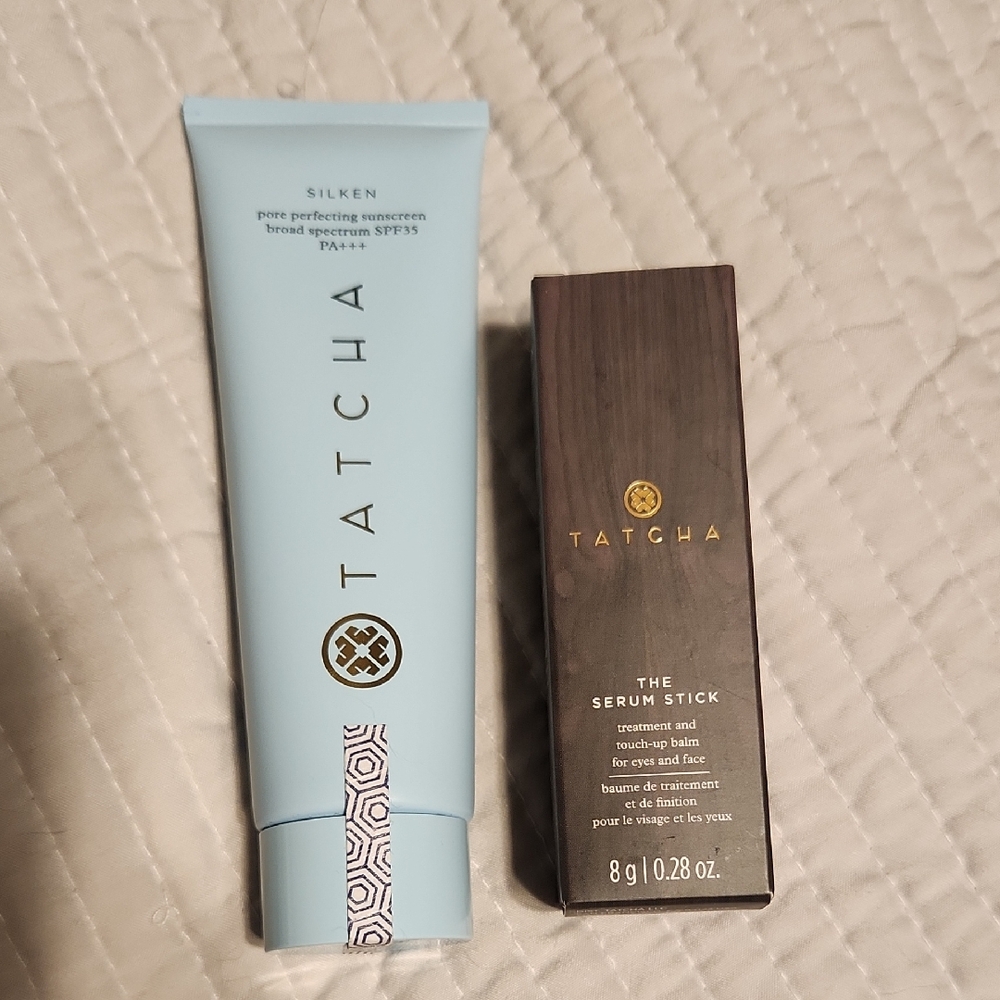 Tatcha Silken Sunscreen and Serum Stick Set